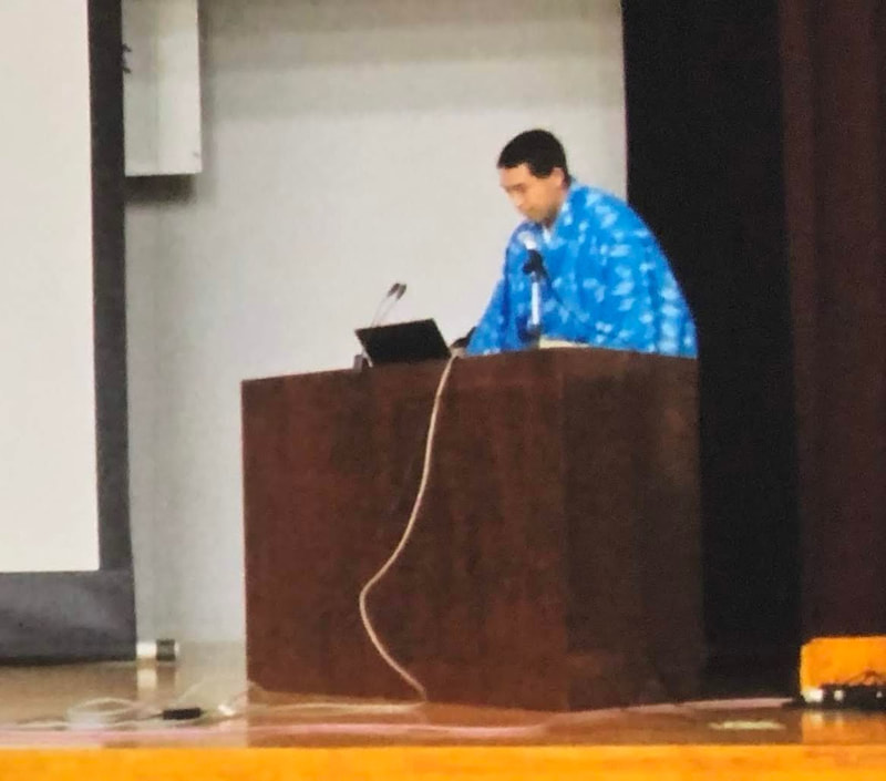 Rob Kajiwara Uchinaguchi speech, Okinawa, November 2017
