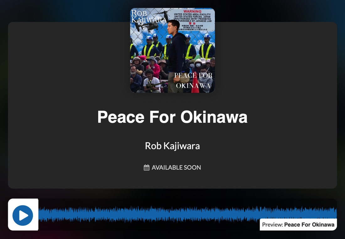 Peace For Okinawa coming soon